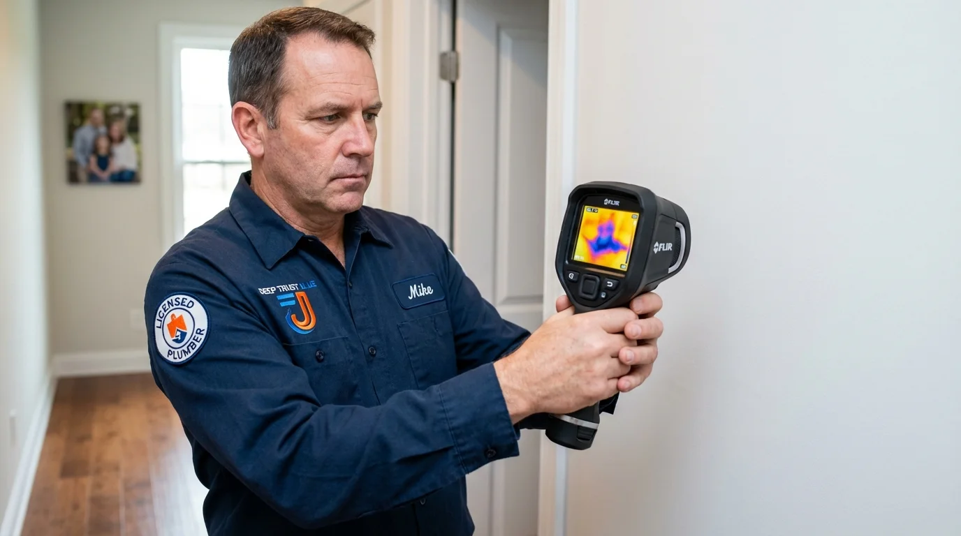 Thermal imaging leak detection by Johns Plumbing LLC in Kanab